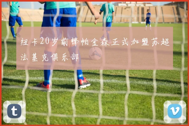纽卡20岁前锋帕金森正式加盟苏超法基克俱乐部